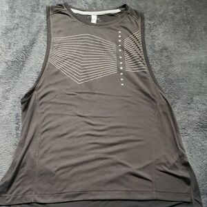 Under Armour Charcoal Geometric Tank